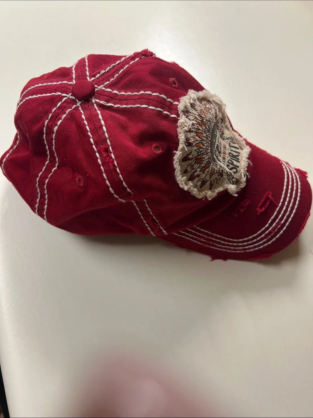 Free Spirit distressed ball cap. NWOT.